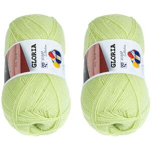 BELLATEX Gloria 50 g-os készlet 2 darab - 53744 világoszöld kép