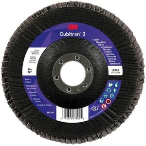 3M Cubitron 3 1169F lamellás korong, T27, 125×22, 23 mm, szemcseméret 40+ kép