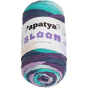 BELLATEX fonal Papatya Bloom 100 g, 10 lila, türkizkék, kék kép