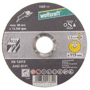 WOLFCRAFT - Alumínium vágótárccsa extra vékony 115mm kép