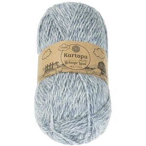 BELLATEX Melange Wool 100 g - 9001 kék melírozott kép