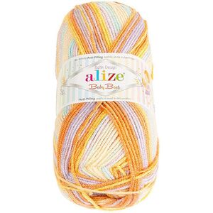 Bellatex Baby Best Batik 100 g - 7931 sárga, narancssárga, lila, kék kép