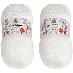 Bellatex Baby One 100 g szett 2 db - 010 fehér kép
