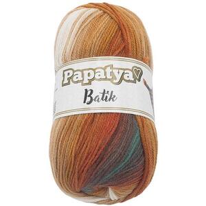 Bellatex Papatya Batik 100g - 554-33 narancssárga, barna kép