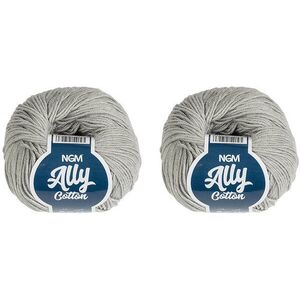 BELLATEX Ally pamut 50 g 2 darab szett - 001 szürke kép