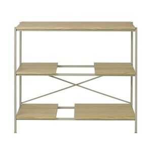 Natúr színű polcos állvány tölgyfa dekorral 105x92x40 cm Sukoya – Blomus kép