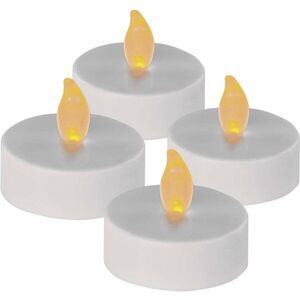 EMOS LED dekoráció - teamécses, maxi, fehér, CR2032, beltéri, vintage, 4 darab kép