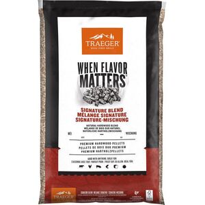 TRAEGER Signature Blend Pellets - éger + juhar + cseresznye 9 kg kép