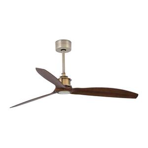 FARO Barcelona FARO 33398WT - Mennyezeti látor. JUST FAN M átm. 128 cm barna/sárgaréz Wi‑Fi Tuya + távirányító 33398T kép