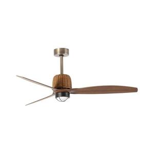 FARO Barcelona FARO 33436WT1N - LED dimmelhető látor WEAVER M 16W/230V, átmérő 128 cm, barna/sárgaréz WT + DO 33436WT1N-D kép