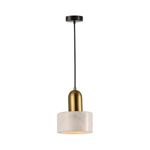 Viokef Lighting MARBLE kábeles függeszték 1xE27/60W/230V arany/fehér/márványmintás 4266100 kép