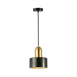Viokef Lighting Kábelcsillár MARBLE 1xE27/60W/230V arany/zöld/márványmintás 4266101 kép