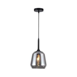 Viokef Lighting MAEVA kábeles függeszték 1xE27/40W/230V füstszínű fekete/fekete 4312800 kép
