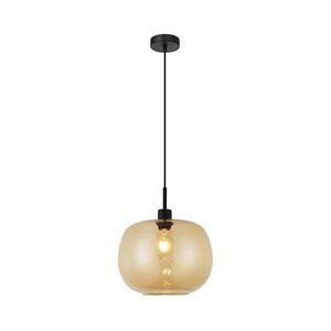 Viokef Lighting Kábeles függeszték ALAN 1xE27/40W/230V füstös bézs/fekete 4302901 kép