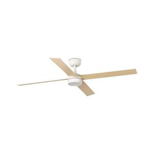 FARO Barcelona FARO 34355WT1S - Dimmelhető LED látor RUDDER L 18W/230V CCT (állítható színhőmérséklet), átmérő 132 cm, bézs/fehér, WT + távirányító 34355WT1S-D kép