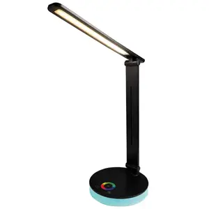 Asztali lámpa DRACO BLACK CCT 7W+1W RGB LB1 kép