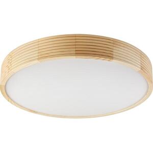 NATURAL MODERN mennyezeti lámpa, 4x E27 foglalat, 15 W/izzónként, 230 V, átmérő 58 cm, fenyő LD-PD-6.13/R/SOSNA kép