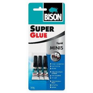 BISON Super Glue Minis 3 × 1 g kép