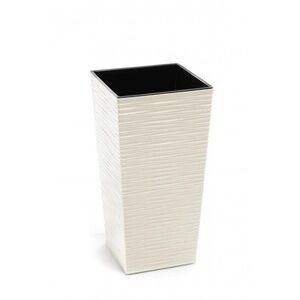 LAMELA FINEZIA DLUTO magas virágcserép 30×30 cm, 57 cm magas, krémszín kép