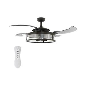 FANAWAY 212927 - LED mennyezeti látor CLASSIC 3xE27/4W/230V fekete + távirányító 212927 kép