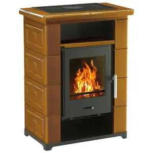 Kandallókályha Primo kerámia honey brown 7 kW kép