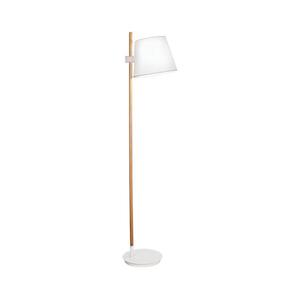 Viokef Lighting Állólámpa VIANA 1xE27/60W/230V fehér/barna 4196000 kép