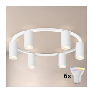 Brilagi - LED RGBW fényerőszabályozható mennyezeti lámpa SELE 6xGU10/6, 5W/230V fehér BG5286+AI2323 kép
