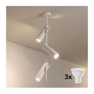 Brilagi - LED RGBW Fényerőszabályozható rúdon rögzített csillár BRANCH 3xGU10/6, 5W/230V fehér BG5260+3xAI0589 kép