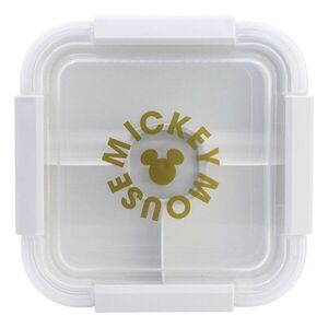 Fehér műanyag gyerek uzsonnás doboz Mickey Mouse – STOR kép