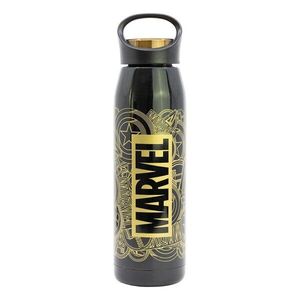 Fekete rozsdamentes acél gyerek termosz 665 ml Marvel – STOR kép