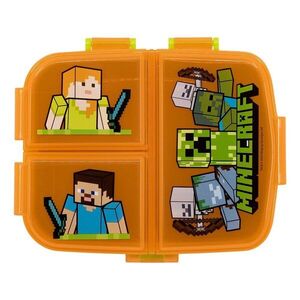 Narancssárga műanyag gyerek uzsonnás doboz Minecraft – STOR kép