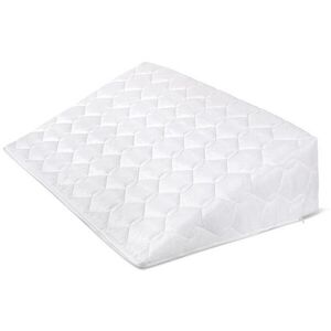 Bellatex ék fejtámla varrással - 80 × 50 × 20 cm - fehér kép
