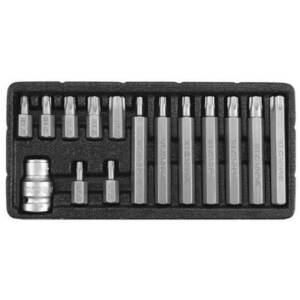 YATO 15 db bit TORX nyílással doboz kép