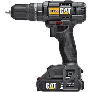 CAT AKU 18 V ütvefúró + 20 db kiegészítő, DX155.2 (1 × 2 Ah) kép