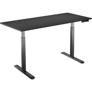 AlzaErgo Table ET2 fekete + asztallap 140×80 cm laminált fekete kép
