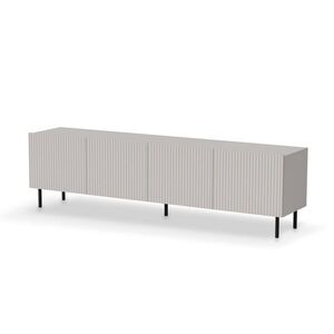 TV-szekrény, 200 cm, kasmír / fekete - PAUXOS - Butopêa kép