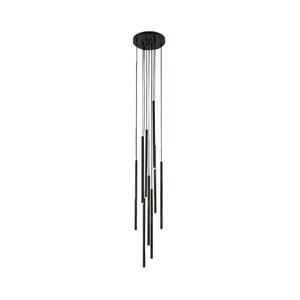 - 7856 - Csillár zsinóron KOSAME 8xG9/10W/230V fekete 7856 kép