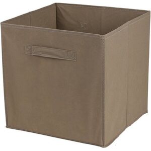 Dochtmann Kallax tárolódoboz, tároló, textil, barna, 31 × 31 cm kép