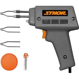 STHOR Transzformátoros forrasztópisztoly 100 W 230 V készlet TO-79354 kép