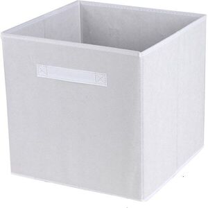 Dochtmann Kallax tárolódoboz, tároló, textil, fehér, 31 × 31 × 31 cm kép