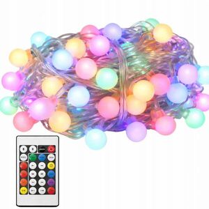 Verk 12444 RGB fénylő gömbök, 50 LED, USB, távirányító, Bluetooth kép
