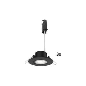 Philips - 3 darabos szett dimmelhető süllyesztett mennyezeti lámpa CILANTRO LED/5W/230V 4000K fekete 872110303807400 kép