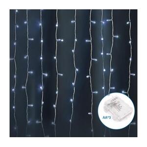 B.V. kültéri karácsonyi LED lánc 300 LED, 8 funkció, 3xAA, 6x2m, IP44, hideg B10303K3J kép