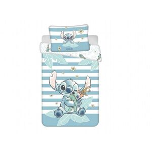Jerry Fabrics Povlečení do postýlky Lilo and Stitch Tropical Hugs baby 100 × 135, 40 × 60 cm kép
