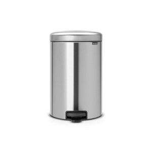 Matt ezüstszínű acél pedálos szemetes 20 l NewIcon – Brabantia kép
