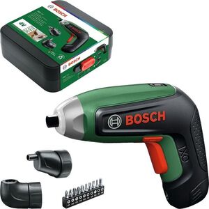 Bosch 06039G4001 IXO 8 akkus csavarozó + bitkészlet + excenter- és sarokadapter (1 × 2 Ah) kép
