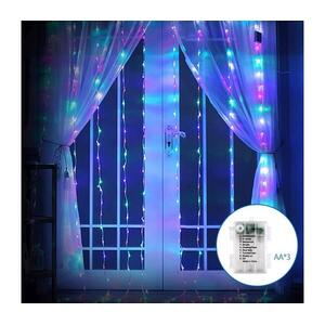 B.V. kültéri LED karácsonyi fényfüzér 200 LED, 8 funkció, 3xAA, IP44 B10303K3L kép