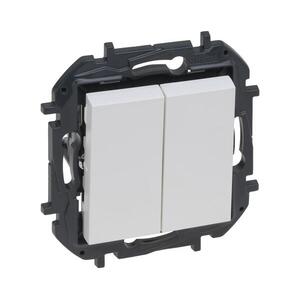 Legrand - NILOE STEP keret nélküli kettős kapcsoló, 5-ös, fehér 863105B kép