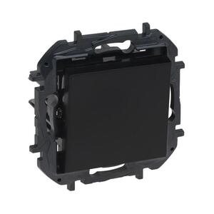 Legrand - NILOE STEP egyszeres keret nélküli kapcsoló 1/0, fekete 863507B kép