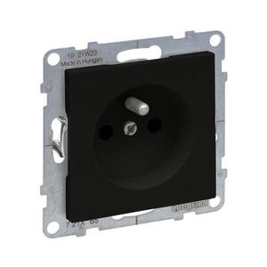 Legrand - SUNO keret nélküli lakossági konnektor 250V/16A fekete 721485 kép